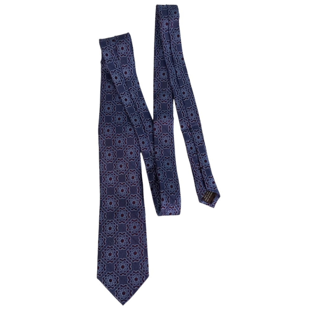 Black Brown 1826 Silk Patterned Tie